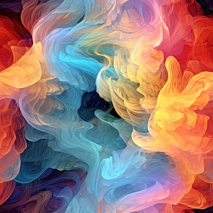 Chromatic Mist Pattern 10 Minky Fabric