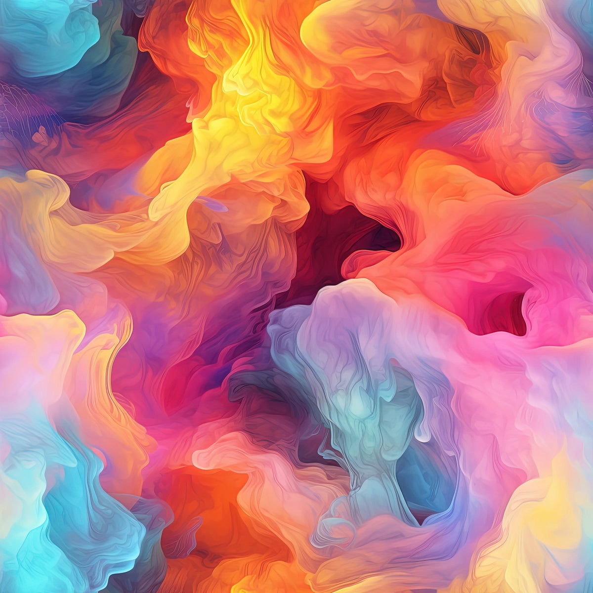 Chromatic Mist Pattern 12 Minky Fabric