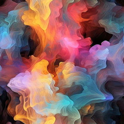 Chromatic Mist Pattern 1 Minky Fabric