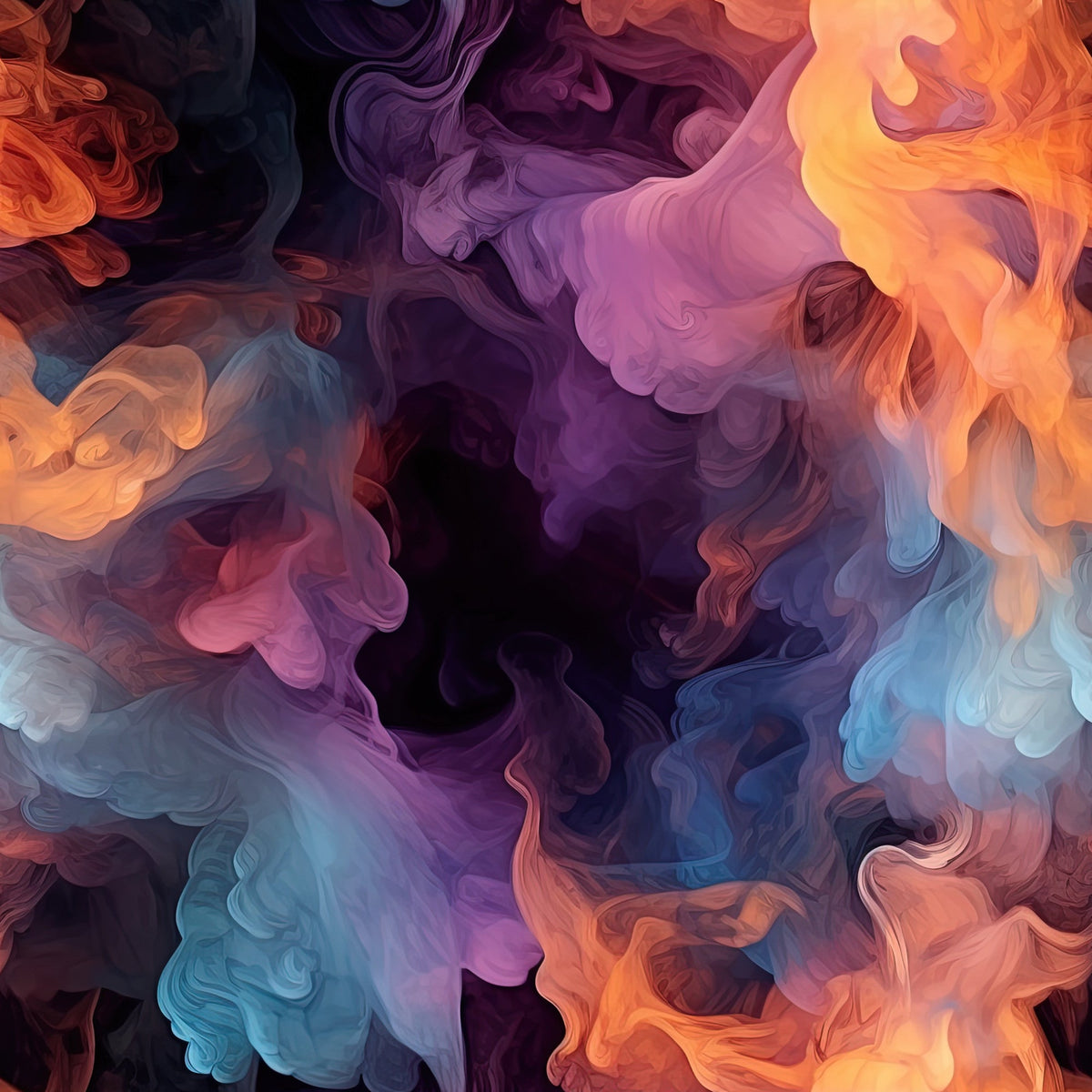 Chromatic Mist Pattern 2 Minky Fabric