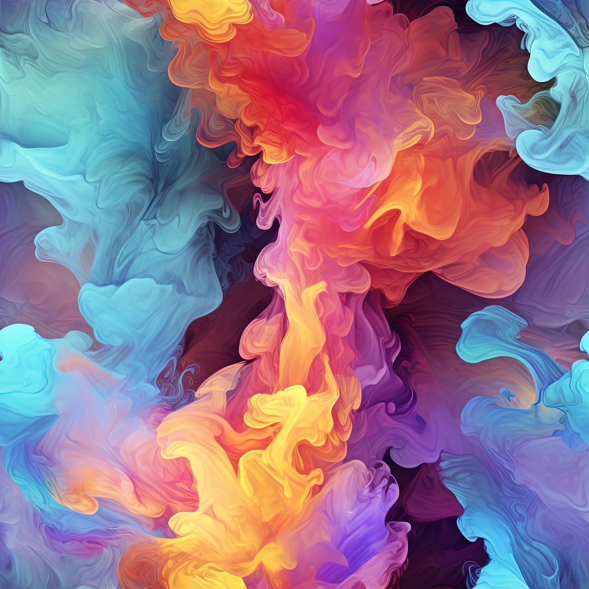 Chromatic Mist Pattern 4 Minky Fabric