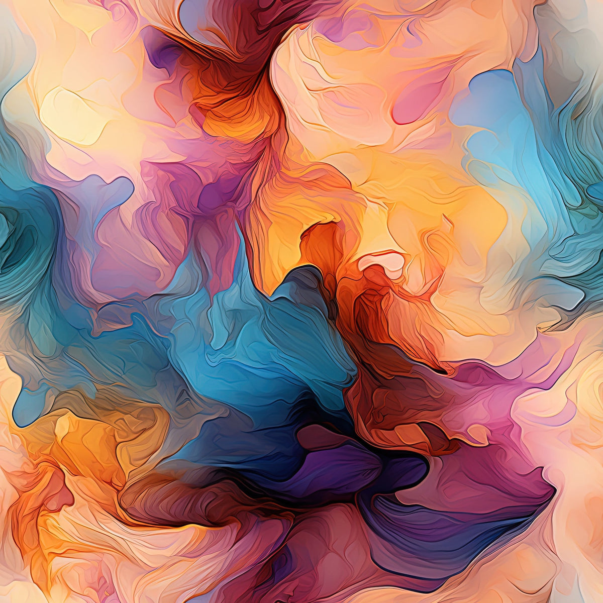 Chromatic Mist Pattern 5 Minky Fabric
