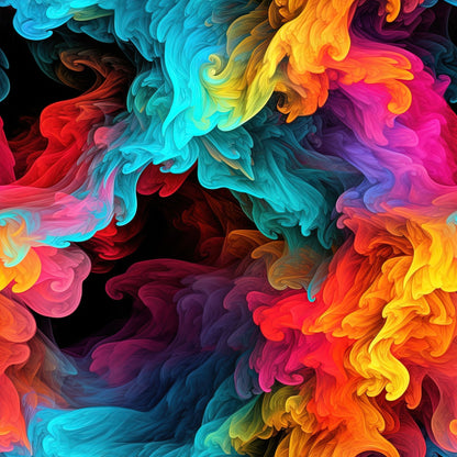 Chromatic Mist Pattern 6 Minky Fabric