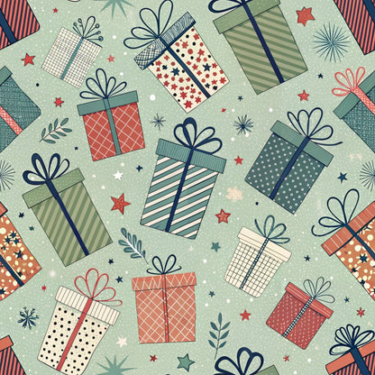 Dear Santa Pattern 4 Minky Fabric