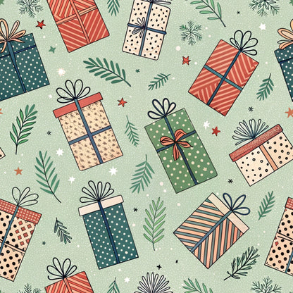 Dear Santa Pattern 5 Minky Fabric