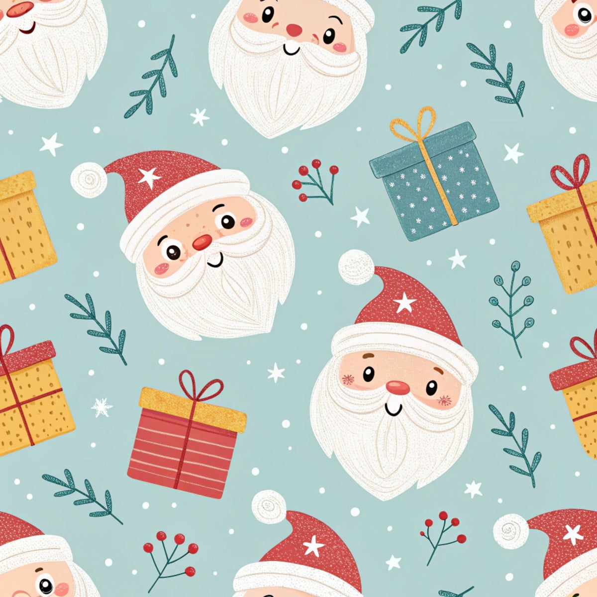 Dear Santa Pattern 9 Minky Fabric
