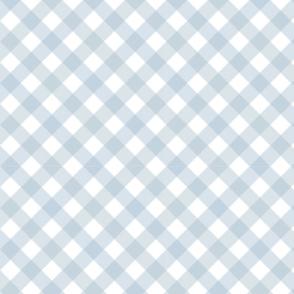 Diagonal Gingham Spindle Minky Fabric