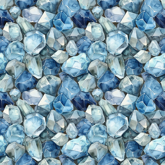 Diamond Gemstones Pattern 7 Quilting Cotton Fabric