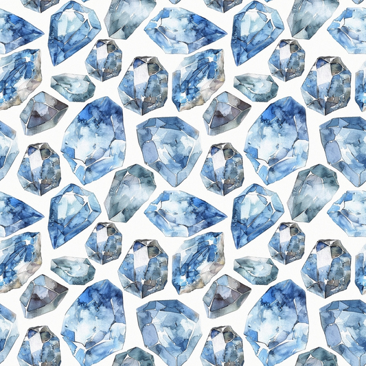 Diamond Gemstones Pattern 9 Quilting Cotton Fabric