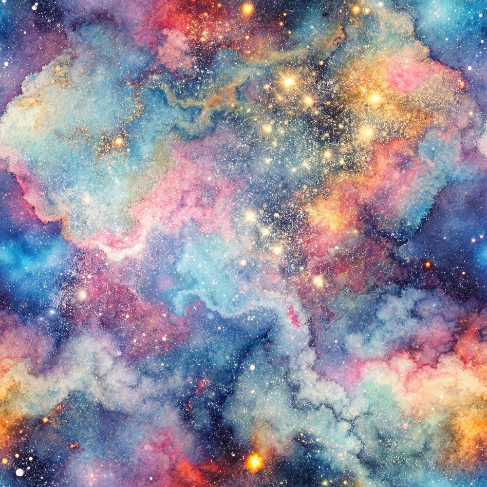 Stardust Nebula Pattern 2 Minky Fabric