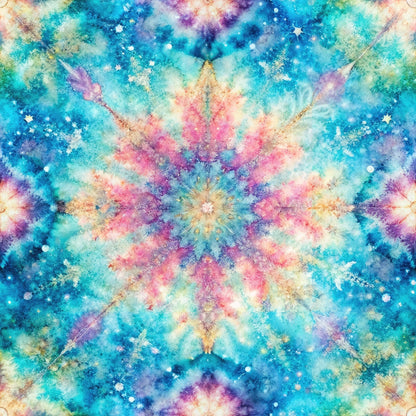 Stardust Nebula Pattern 4 Minky Fabric
