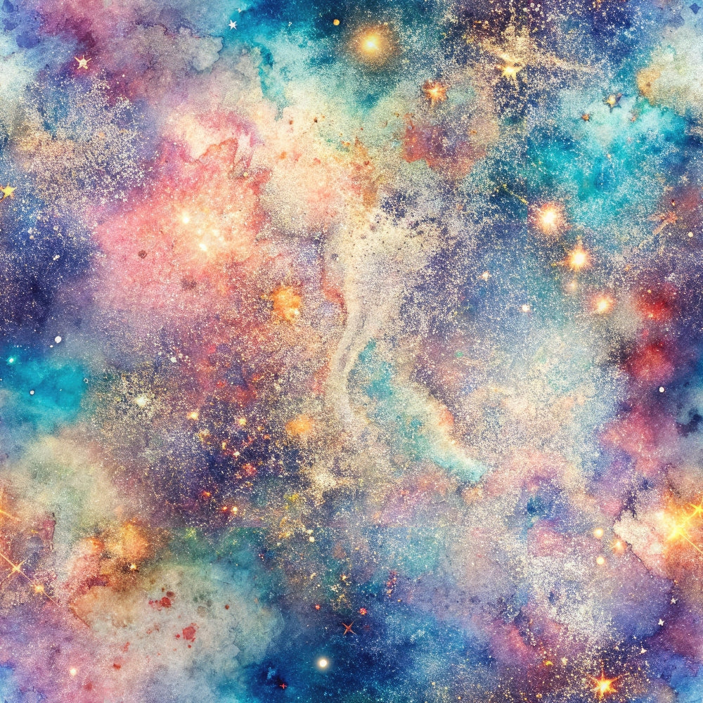 Stardust Nebula Pattern 6 Minky Fabric
