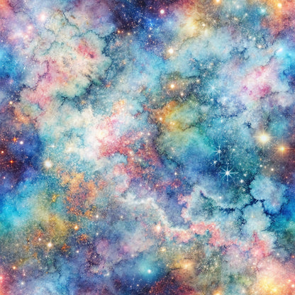 Stardust Nebula Pattern 7 Minky Fabric