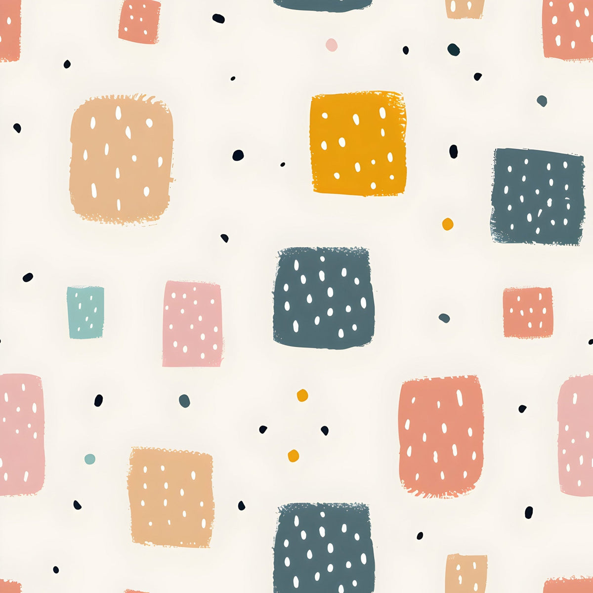 Paintbox Patches Pattern 12 Minky Fabric