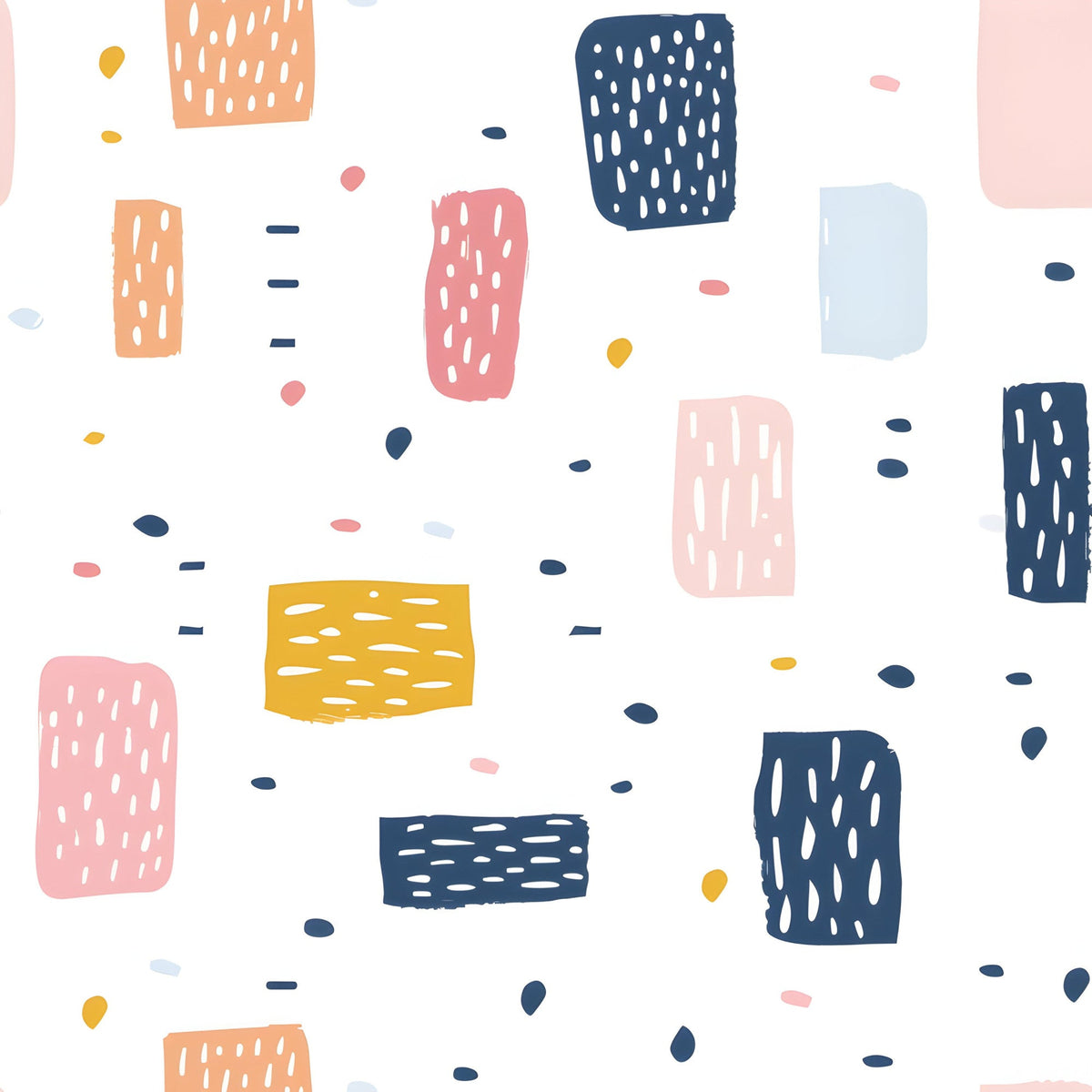 Paintbox Patches Pattern 13 Minky Fabric