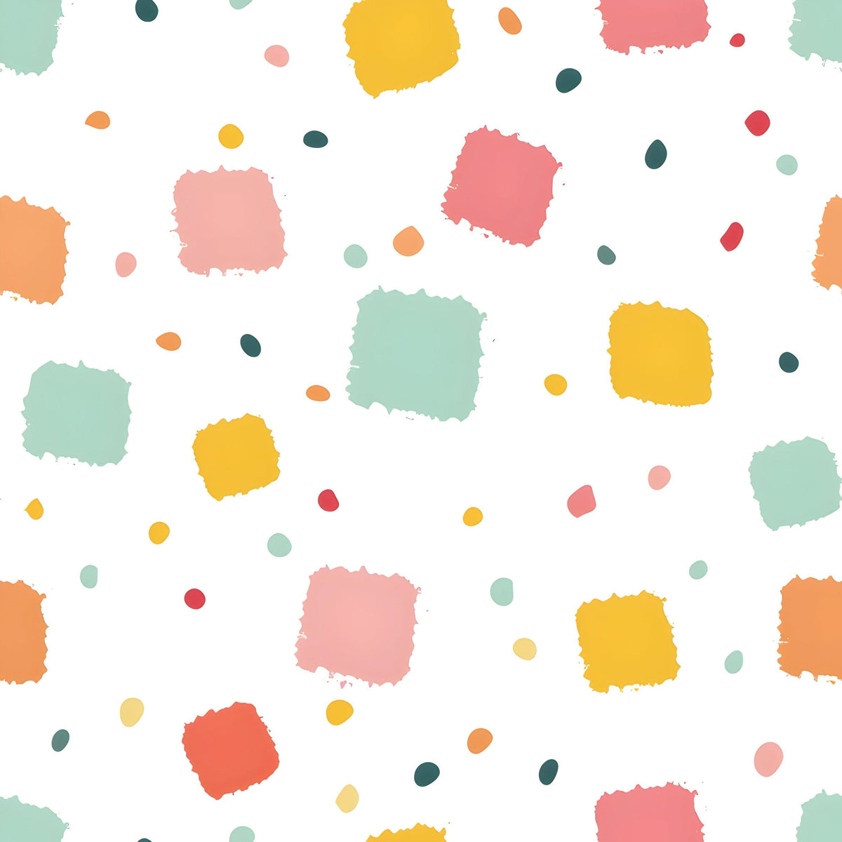 Paintbox Patches Pattern 14 Minky Fabric
