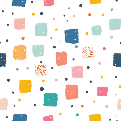 Paintbox Patches Pattern 1 Minky Fabric
