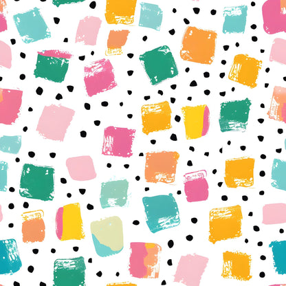 Paintbox Patches Pattern 2 Minky Fabric