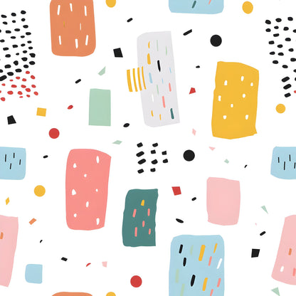 Paintbox Patches Pattern 3 Minky Fabric