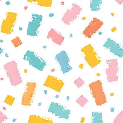 Paintbox Patches Pattern 4 Minky Fabric