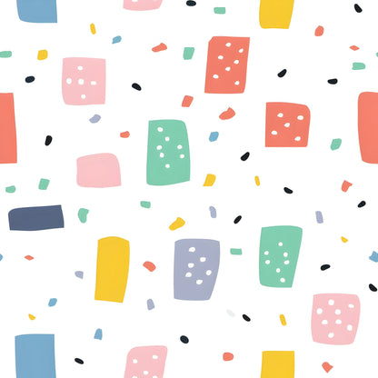 Paintbox Patches Pattern 8 Minky Fabric