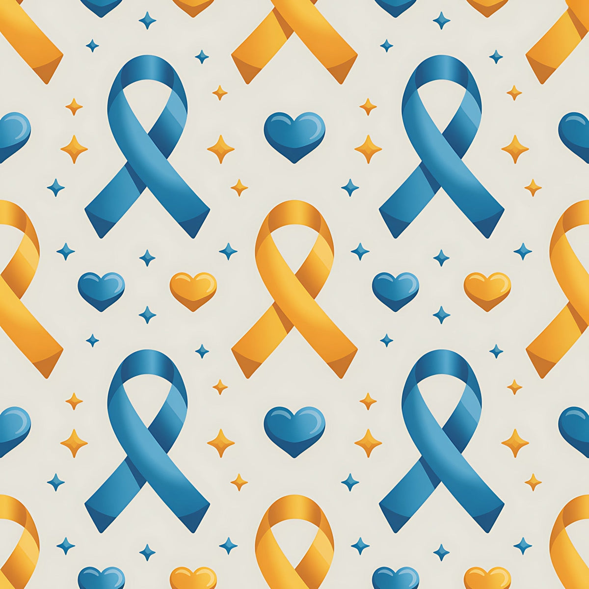 Ribbons of Hope Pattern 16 Minky Fabric