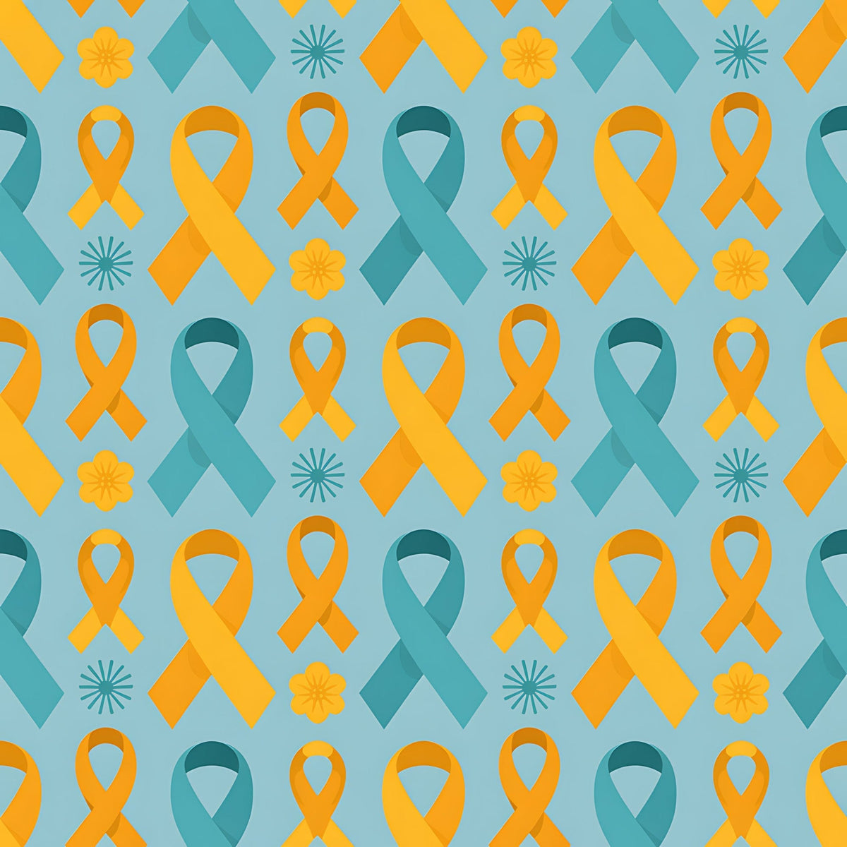 Ribbons of Hope Pattern 18 Minky Fabric