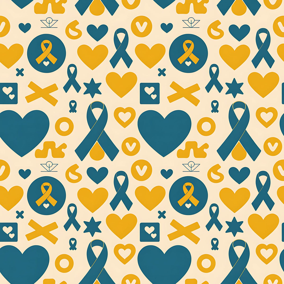 Ribbons of Hope Pattern 22 Minky Fabric