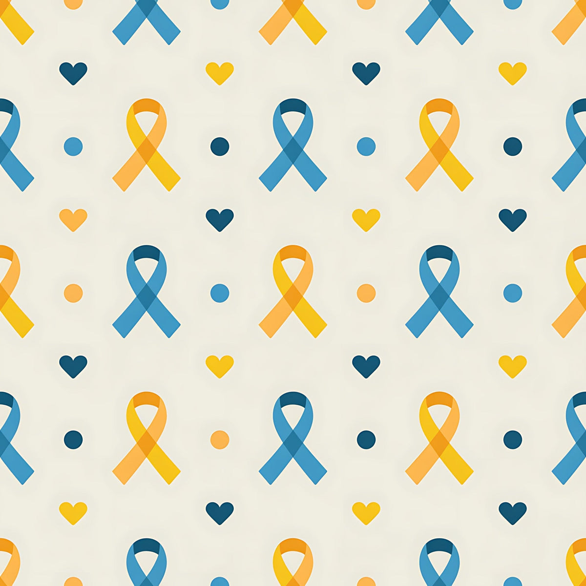 Ribbons of Hope Pattern 24 Minky Fabric