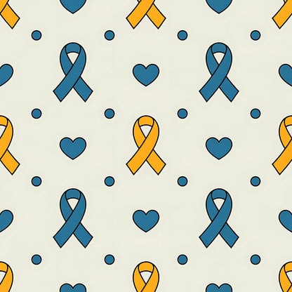 Ribbons of Hope Pattern 27 Minky Fabric