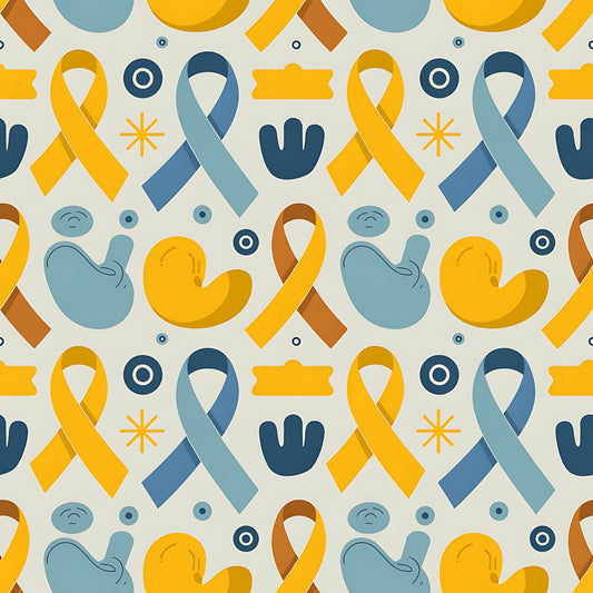 Down Syndrome Awareness Pattern 28 Quilting Cotton Fabric