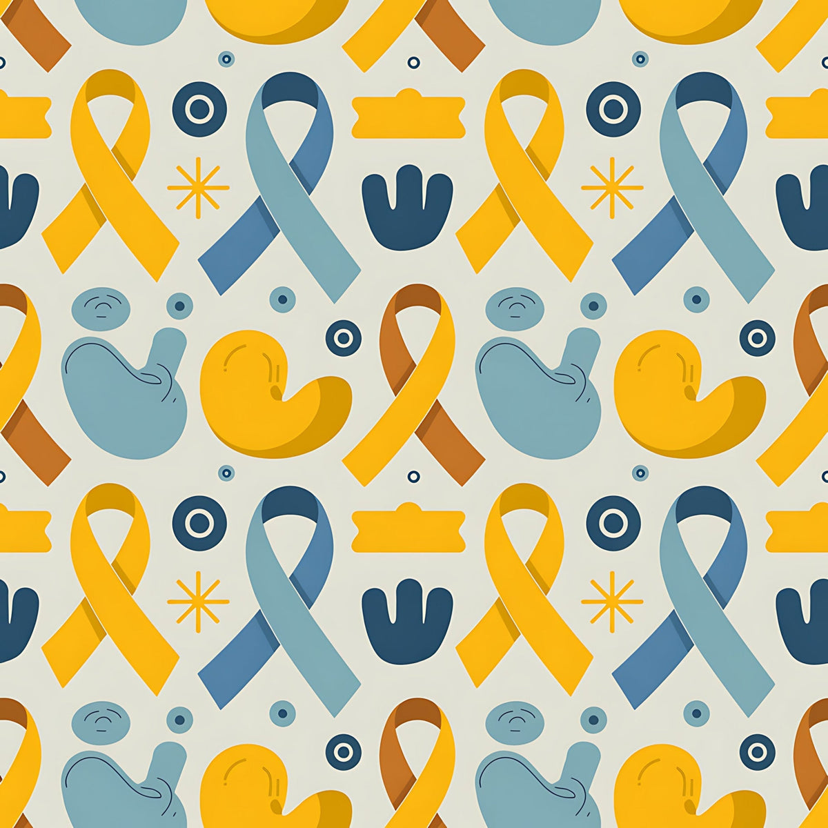 Ribbons of Hope Pattern 28 Minky Fabric