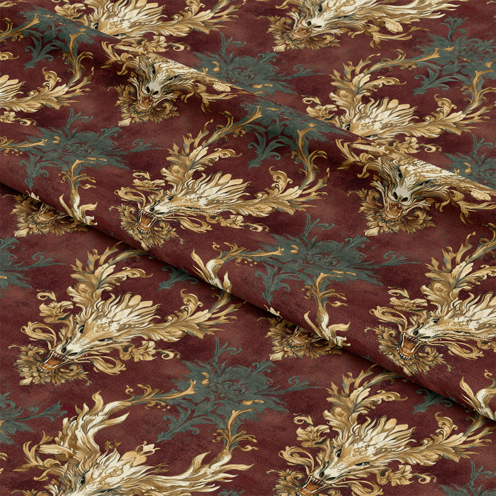 Draconian Royale Pattern 21 Quilting Cotton Fabric