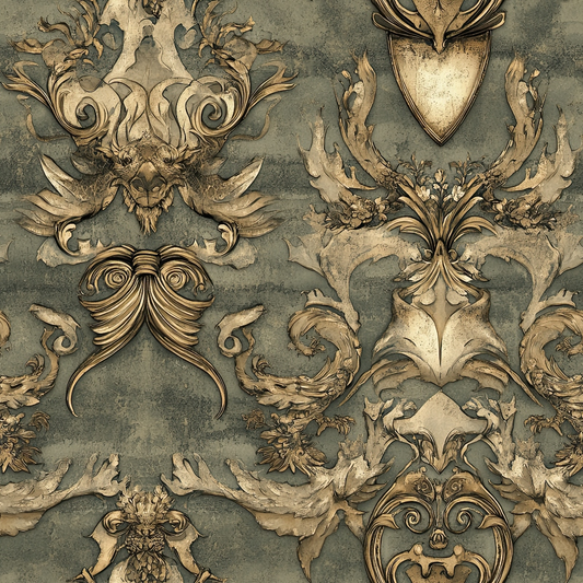 Draconian Royale Pattern 29 Quilting Cotton Fabric