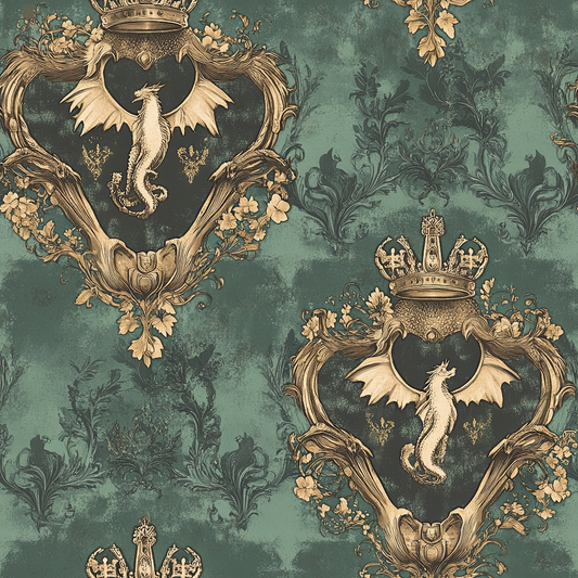 Draconian Royale Pattern 39 Quilting Cotton Fabric