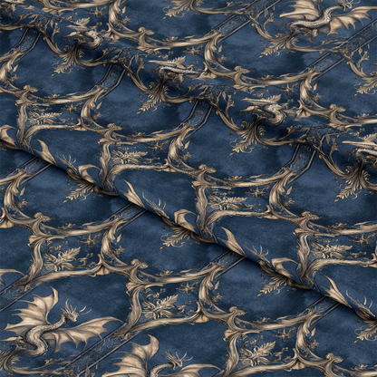 Draconian Royale Pattern 3 Quilting Cotton Fabric