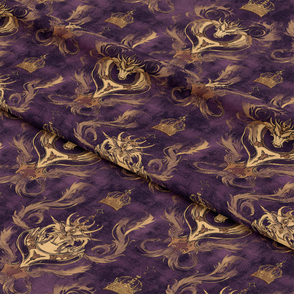 Draconian Royale Pattern 43 Quilting Cotton Fabric