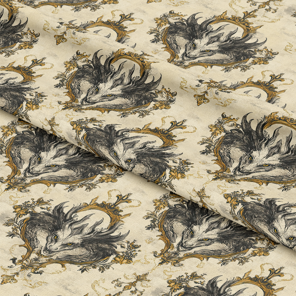 Draconian Royale Pattern 51 Quilting Cotton Fabric