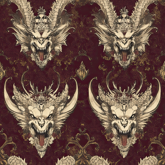 Draconian Royale Pattern 54 Quilting Cotton Fabric