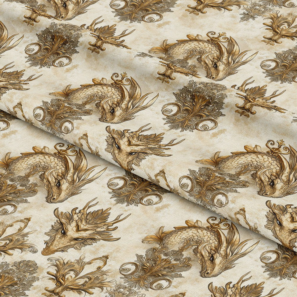Draconian Royale Pattern 55 Quilting Cotton Fabric