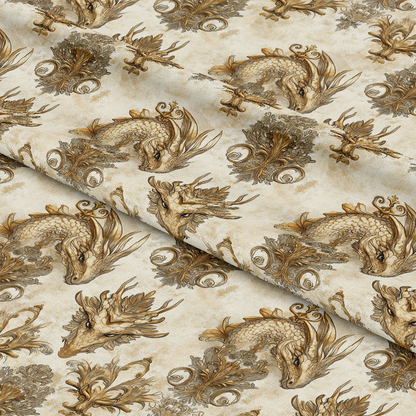 Draconian Royale Pattern 55 Quilting Cotton Fabric