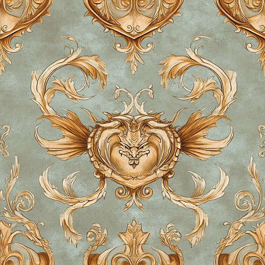 Draconian Royale Pattern 56 Quilting Cotton Fabric