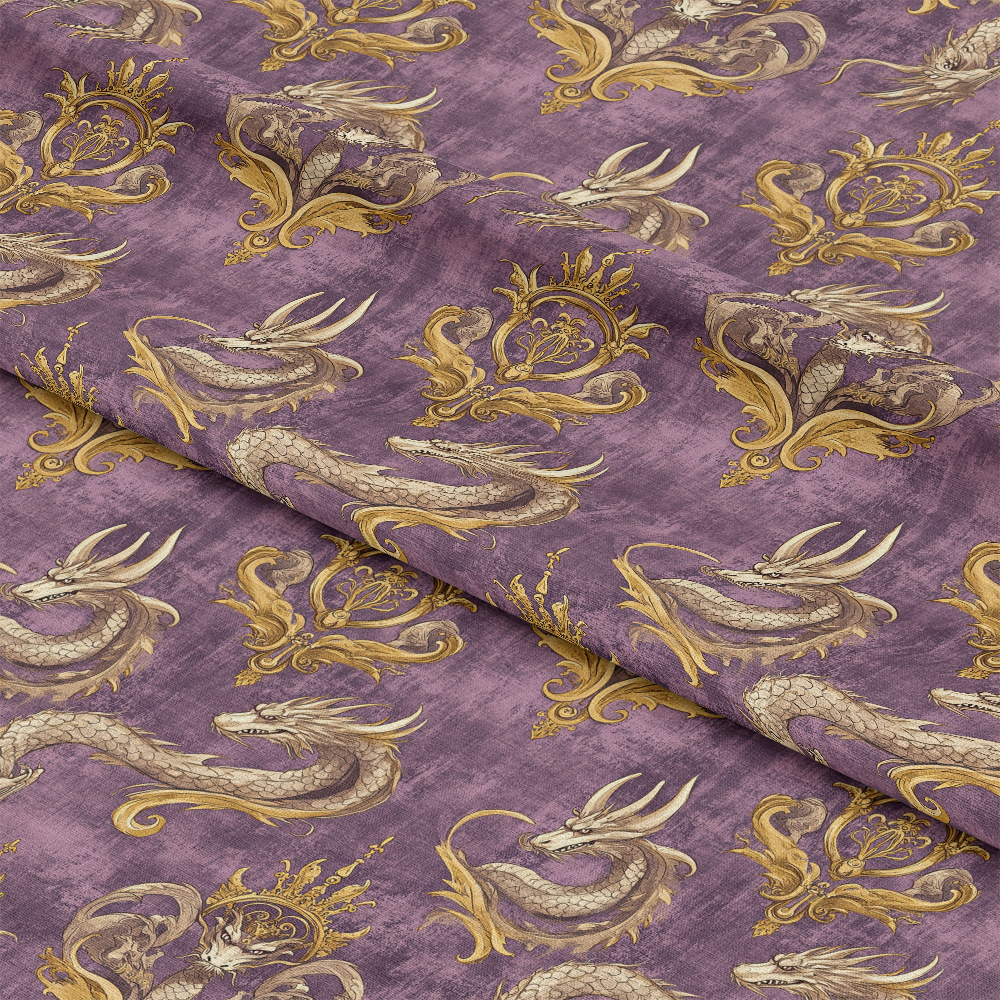 Draconian Royale Pattern 61 Quilting Cotton Fabric