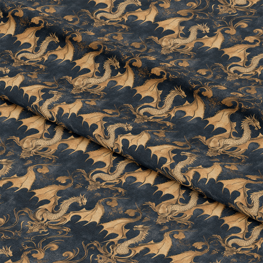 Draconian Royale Pattern 7 Quilting Cotton Fabric