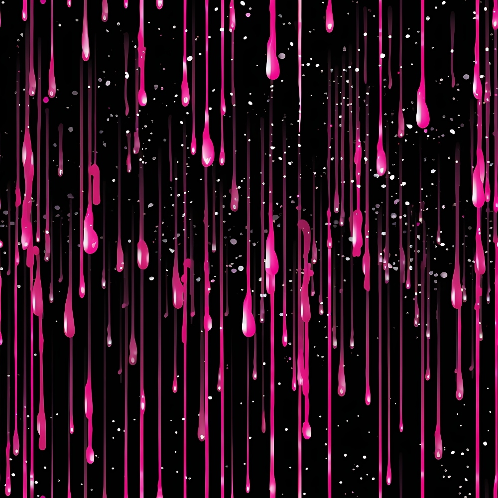 Dripping Pink Liquid Pattern 1 Minky Fabric