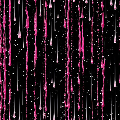 Dripping Pink Liquid Pattern 2 Minky Fabric