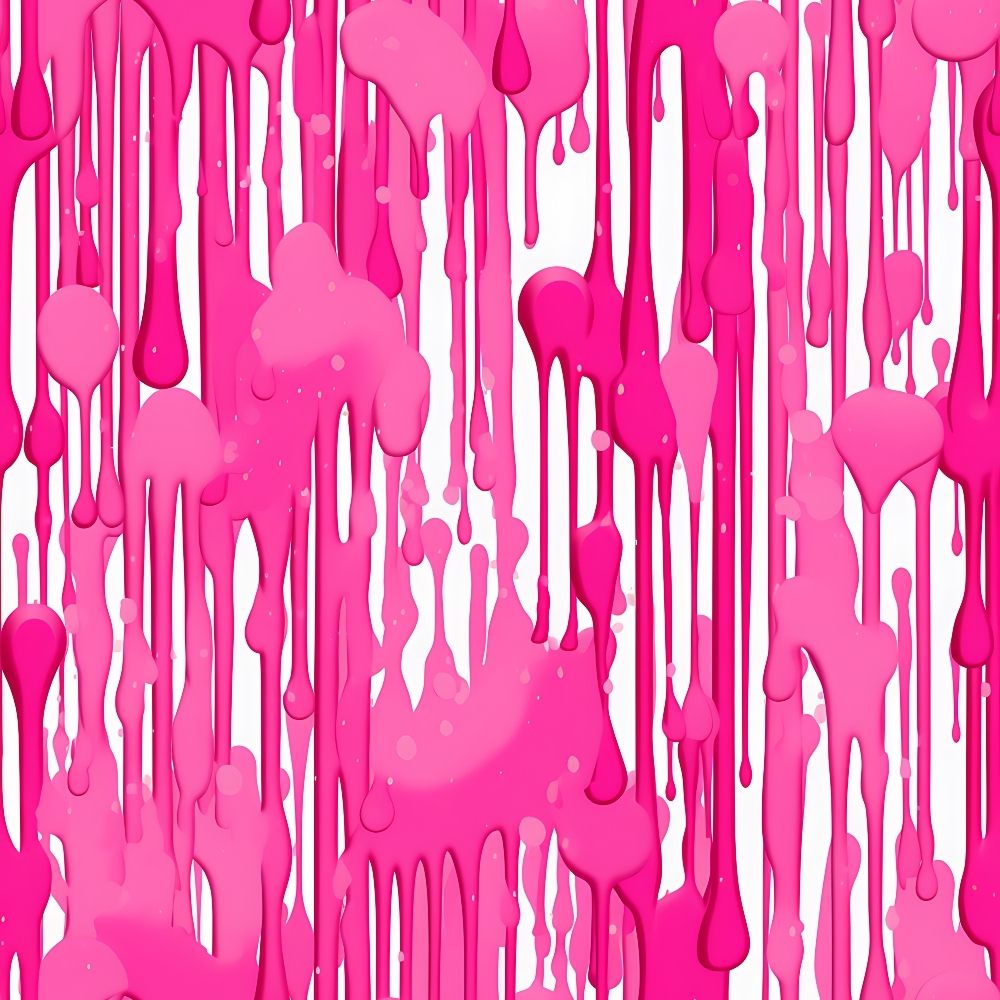 Dripping Pink Liquid Pattern 3 Minky Fabric