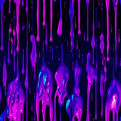 Dripping Purple Liquid Pattern 2 Minky Fabric