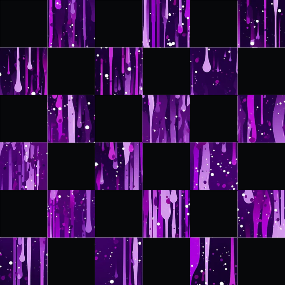 Dripping Purple Liquid Pattern 6 Minky Fabric