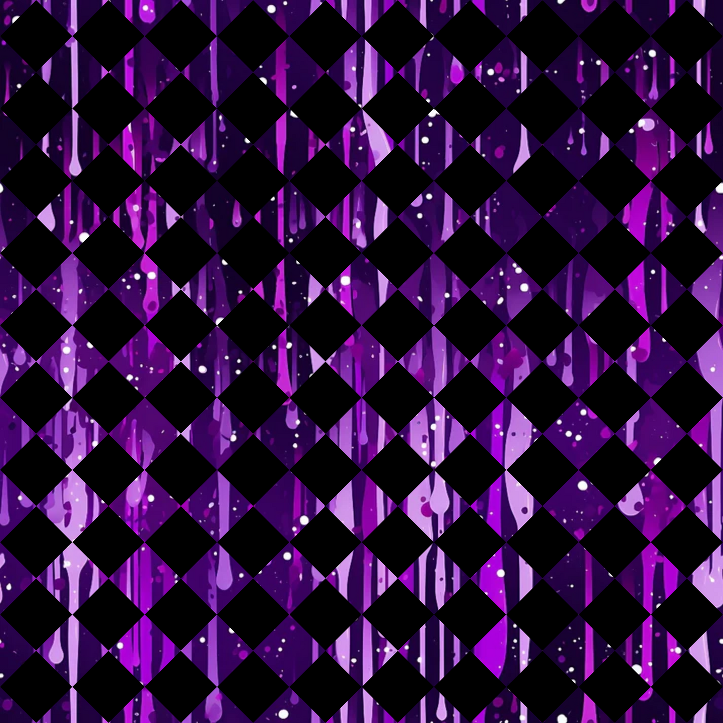 Dripping Purple Liquid Pattern 7 Quilting Cotton Fabric